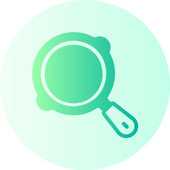 frying pan gradient icon