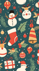 christmas seamless pattern