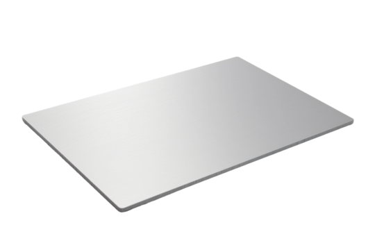 Ethereal Arctic Glow: A White Mouse Pad in Winter Wonderland. On a White or Clear Surface PNG Transparent Background.