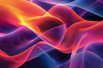 Fototapeta premium Design a series of abstract shapes using only straight lines, abstract , background