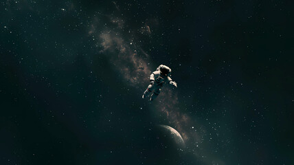 Fototapeta na wymiar Astronaut in the stars, Space, Universe, Interstellar