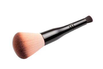 Whispers of Beauty: A Brush Dance on White. On a White or Clear Surface PNG Transparent Background.