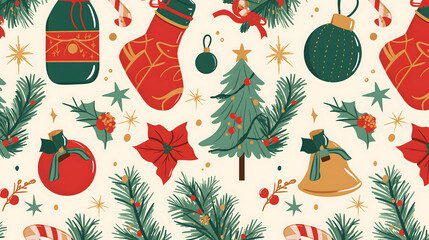 christmas seamless pattern