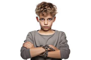The Defiant Young Sage. On a White or Clear Surface PNG Transparent Background.