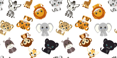 seamless pattern with animals