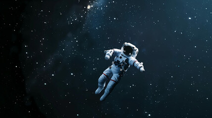 Naklejka premium Astronaut in the stars, Space, Universe, Interstellar