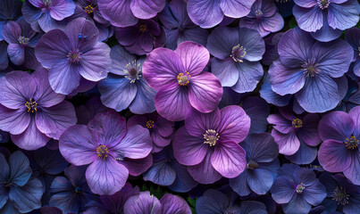 Violet Floral Background - Romantic Lavender Flower Blooms, Purple Nature Scenery Wallpaper for Weddings, Celebrations
