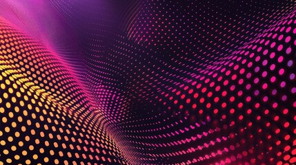 Abstract background, Molecules technology with polygonal shapes, connecting dots and lines ,Connection structure, Big data visualization ,CloseUp LED blurred screen