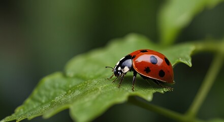 ladybug on leaf