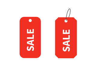 sale discount tag label. Stickers Label isolated on white background. Vector illustration