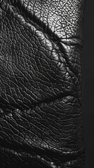 Detailed close-up of a dark textured surface, highlighting depth and pattern.