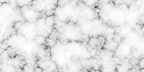 White marble texture Panoramic white background. marble stone texture for design. Natural stone Marble white background wall surface black pattern. White and black marble texture background.