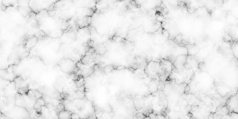 White marble texture Panoramic white background. marble stone texture for design. Natural stone Marble white background wall surface black pattern. White and black marble texture background.