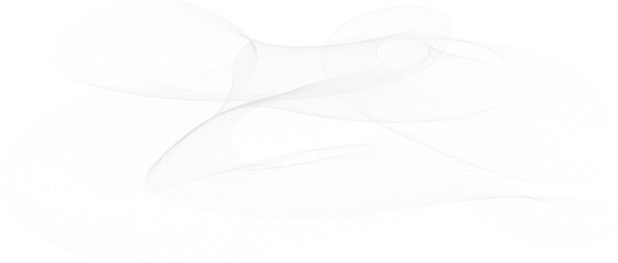 Gray abstract digital particle wave, futuristic linear wave and spiral. Background technology fantastic figure made of thin lines.	