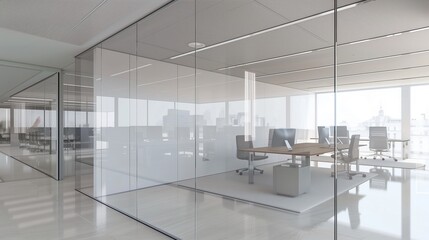 Glass Partition Office Cubicles