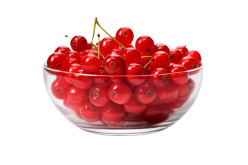 Cherries Dance on a White Canvas. On a White or Clear Surface PNG Transparent Background.