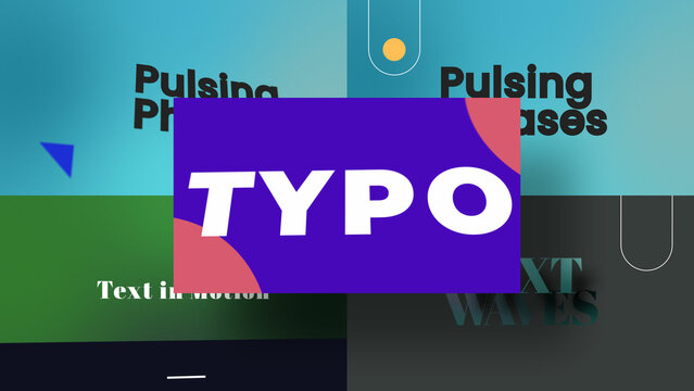 3D Ambitious Text Structures | Animated Titles with Control Panels