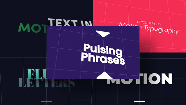 3D Amplitude Text Dynamics | Animated Titles with Control Panels