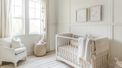 White-on-White Nursery