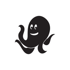 Octopus logo or symbol icon illustration design template