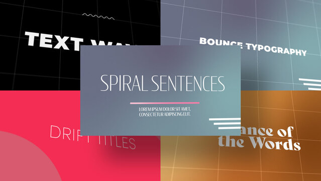 3D Astro Text Visions | Animated Titles with Control Panels
