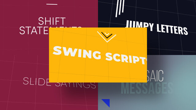 3D Comprehensive Type Collection | Animated Titles with Control Panels