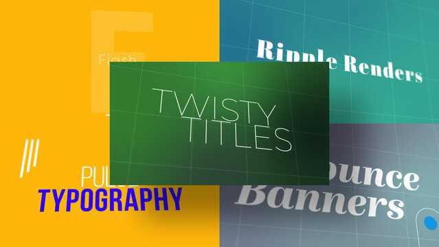 3D Deep Dive Text | Animated Titles with Control Panels