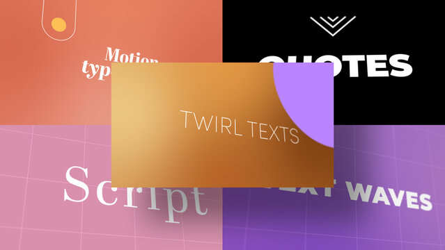 3D Depth Perception Text | Animated Titles with Control Panels