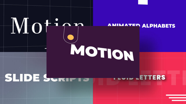 3D Dimensional Shift Text | Animated Titles with Control Panels