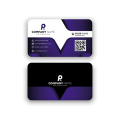 Corporate Creative and Modern Stylish Professional Business card template design 