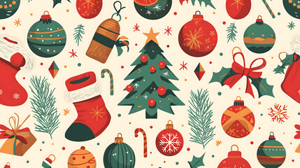 christmas seamless pattern
