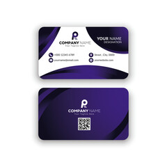 Corporate Creative and Modern Stylish Professional Business card template design 