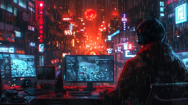 Gaming and Esports: Visuals related to video gaming, esports competitions, and gaming communities. 