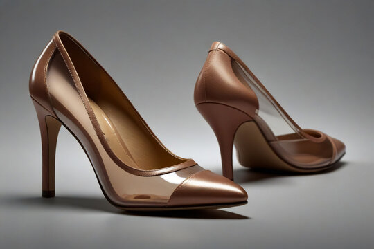 a pair of woman's shoe