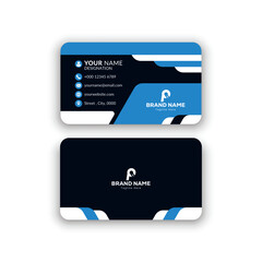Corporate Creative and Modern Stylish Professional Business card template design 