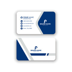 Corporate Creative and Modern Stylish Professional Business card template design 