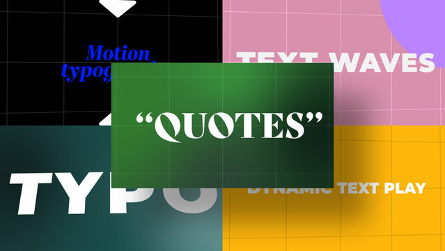 3D Exploding Text Effects | Animated Titles with Control Panels