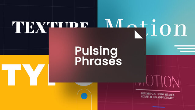 3D Floating Type Clouds | Animated Titles with Control Panels