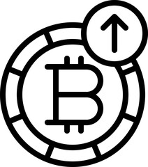 Bitcoin and Cryptocurrency Vector Icons