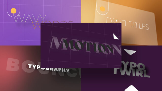 3D Immersive Text Experience | Animated Titles with Control Panels