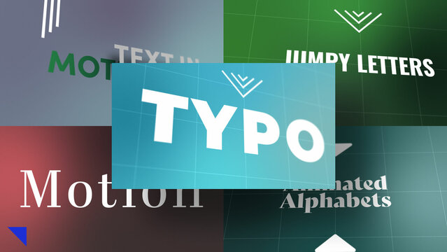 3D Infinite Text Journey | Animated Titles with Control Panels