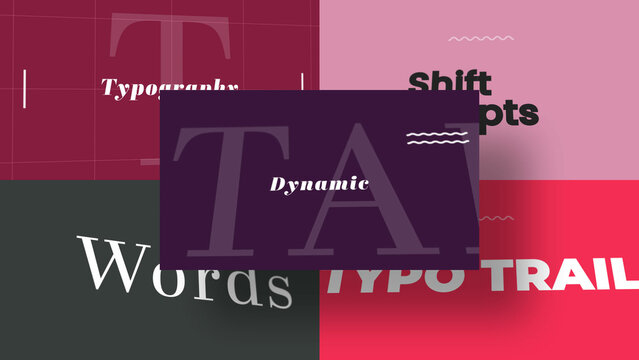 3D Infinity Typography Templates | Animated Titles with Control Panels