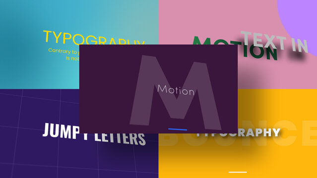 3D Interactive 3D Titles | Animated Titles with Control Panels
