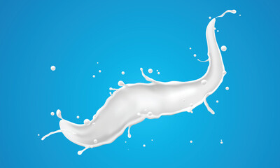 abstract background of milk spiral shape with broken blood vessel, illustration vector and design.