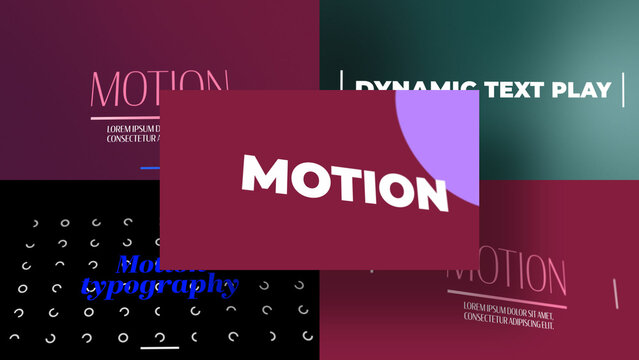 3D Master Type Compilation | Animated Titles with Control Panels