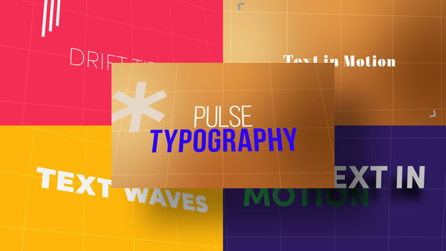 3D Precision Typography | Animated Titles with Control Panels