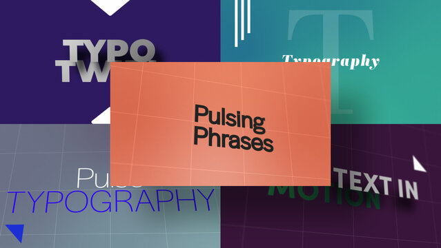 3D Silence Text Forms | Animated Titles with Control Panels