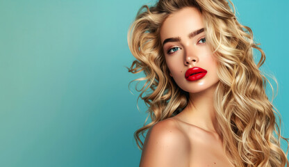 portrait of a beautiful blonde woman © Edgar Martirosyan