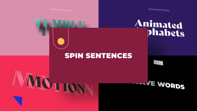 3D Stereo Text Layers | Animated Titles with Control Panels