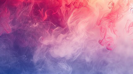 Smokey horizontal banner template with abstract design